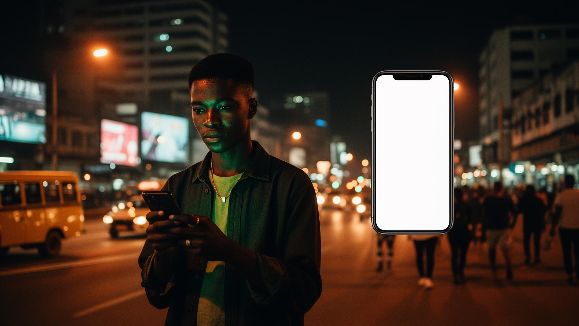 Lagos at night