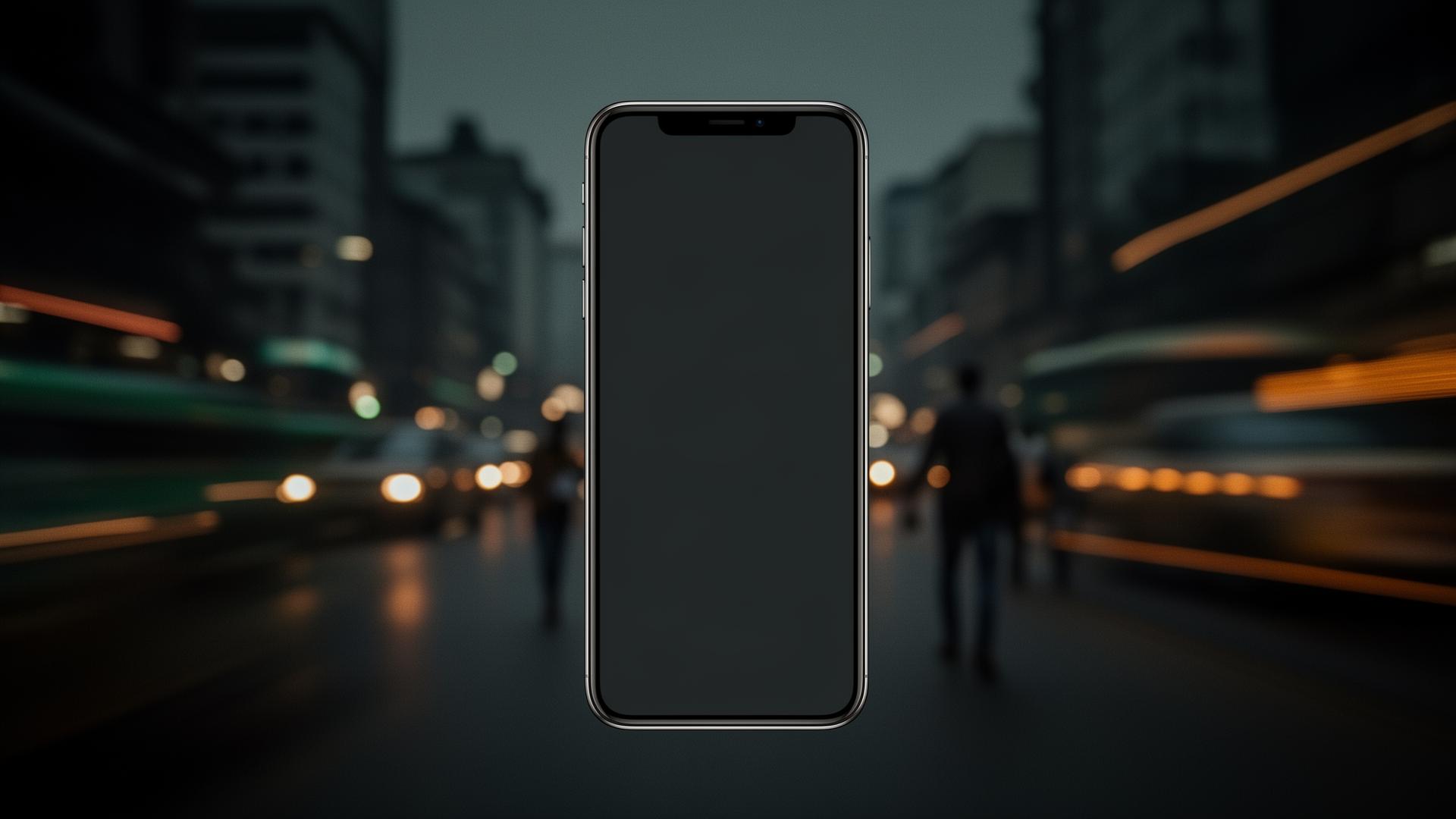 Mobile product showcase background